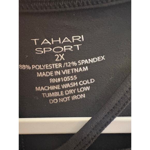 Women’s Tahari sport black long sleeve cold shoulder - Picture 4 of 6